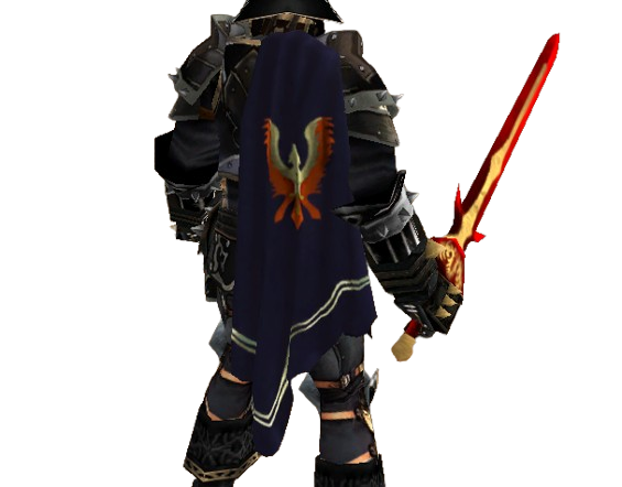 Blue Half Cape